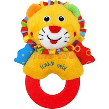 Dětské plyšové chrastítko - Lev