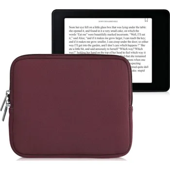 Pouzdro na čtečku elektronické knihy Pouzdro KW Mobile Neoprene Zipper - KW57397151 - Univerzální pouzdro pro čtečky 6-7" - vínové + BONUSY