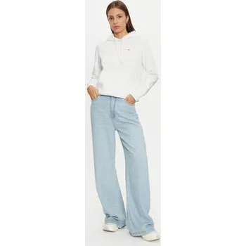 Pánská mikina Tommy Jeans Mikina DW0DW19958 Bílá Regular Fit XL