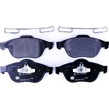 Brzdová destička Sada brzdových destiček, kotoučová brzda HELLA 8DB 355 013-241