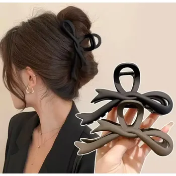 Akrylátový skřipec do vlasů ve tvaru stuhy (Vlasové doplňky )