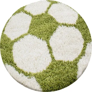 Koberec Kusový koberec FUN SHAGGY 6001 Green kruh Rozměr: 100x100 cm