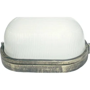 Venkovní osvětlení ACA Lighting Venkovní přisazené svítidlo HI5022GB max. 40W/E27/IP45, Gold-black