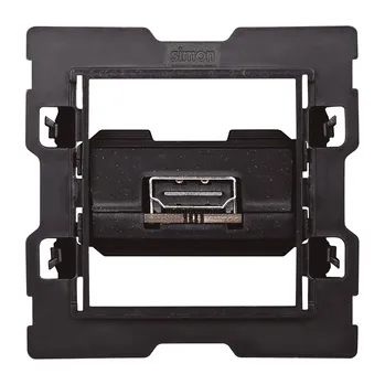 Elektrická zásuvka Simon 100 10000560-039 Zásuvka HDMI 1 násobná v 1.4 (přístroj, bez montážního rámečku)