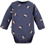 Eevi Body dlouhý rukáv Puppy Playtime TMAVĚ MODRÁ - 74