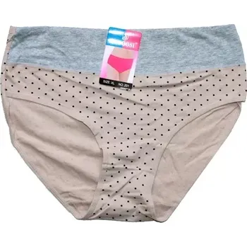 Dámské kalhoty Dámské kalhotky do pasu levné putíčkové 201 okrové 599/319
