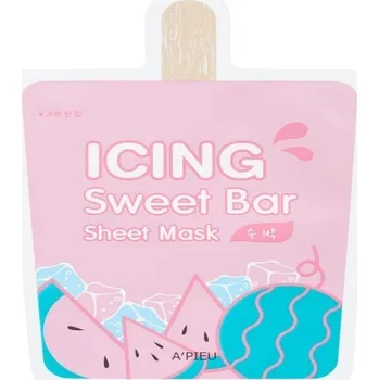 Pleťová maska A'Pieu - Icing Sweet Bar Sheet Mask (Watermelon) Rozjasňující masky 21 g unisex
