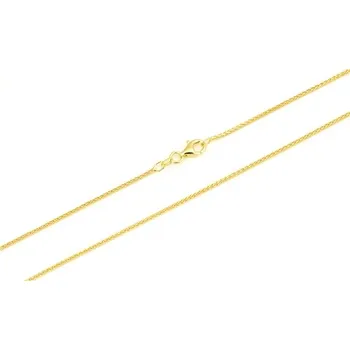 Řetízek Dámský stříbrný pozlacený řetízek spiga 50cm STRR0565F