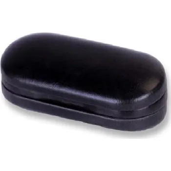 Brýlová obroučka Dvouvrstvé pouzdro na brýle 2v1 s přihrádkou na kontaktní čočky - Černé