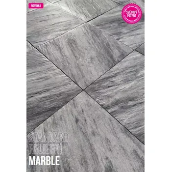 FEROBET NATURE MOMENTS 30 × 30 × 6 cm RELIÉFNÍ !!! Patentovaná dlažba Standard reliéfní MARBLE