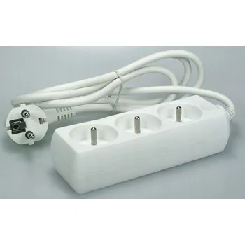Napájecí kabel Prodlužovací Kabel přívod Sencor 3 m, 3 ks, bílý