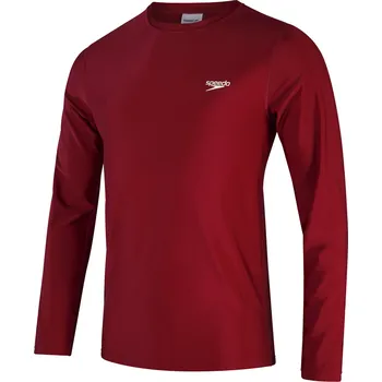 Pánské tričko Pánské Tričko SPEEDO PRNT LS SWIMTEE AM 8-00303014527 – Červená XS