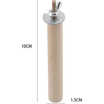 Hračka pro ptáka Bidýlko a hračka pro papoušky do klece | vybavení do ptačí klece - 1,5 x 10 cm