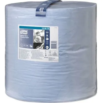 Papírový ručník Papírový ručník 340 m x 369mm 2vrstvý, Modrá Role 1000 archů, sortiment: H-D Wiping Paper