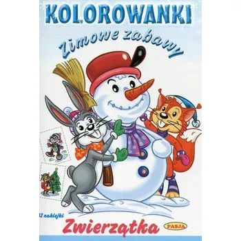 První čtění Kolorowanka. Zimowe zabawy. Zwierzątka - Praca zbiorowa