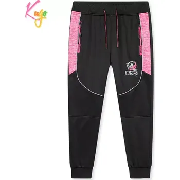 Teplé softshellové tepláky dívčí Kugo GK8651 černé