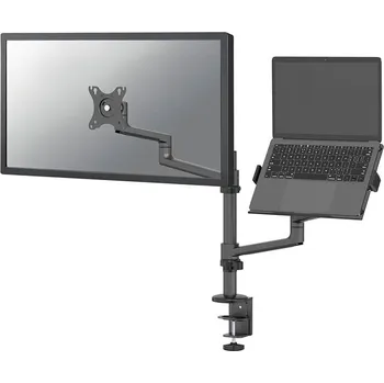 Počítač Neomounts DS20-425BL2 Držák, VESA, stolní, pro monitor a notebook, úhlopříčka 17"–27", náklon, otáčení, rotace, nosnost 8+5kg, černý DS20-425BL2