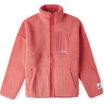 Chlapecká mikina Dětská Fleecová mikina O'NEILL CLOUDREST HIGH PILE FZ FLEECE 3350022-13024 – Červená 104