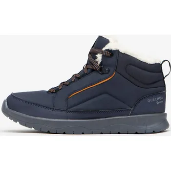 Pánské tenisky QUECHUA Dámské turistické hřejivé nepromokavé boty NH 100 38 MODRÁ