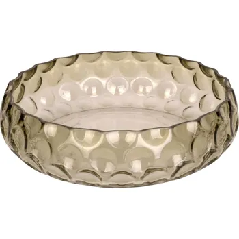 Mísa Speckles sklo velká mechově zelená 26cm Present Time (Barva-mechově zelená, sklo)