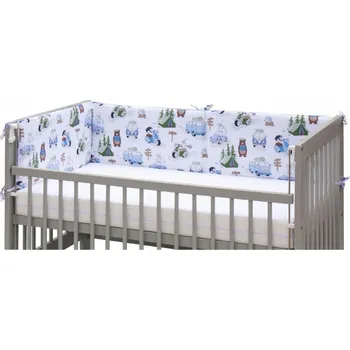 mantinel do postýlky Mantinel do postýlky FANY 180x30cm - modrý