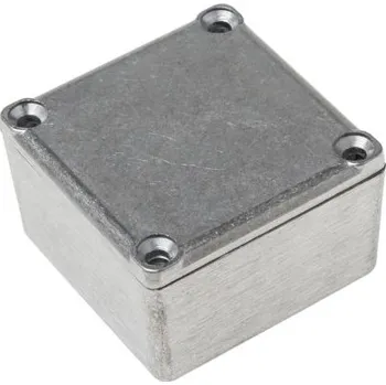 Rozvaděč Skříň stín. barva Stříbrná Odlévaný hliník 50.8 x 50.8 x 31.8mm