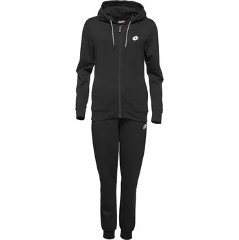 Dámské oblečení Dámská tepláková souprava Lotto ASAI M Černá, Bílá