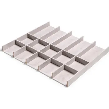 Šperkovnice Emuca Organizér na šperky a doplňky NEXUS / Béžová textílie 860 - 894 mm