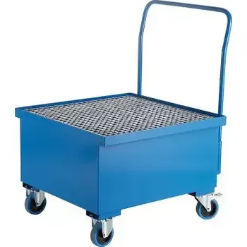 Olejová vana Záchytná vana kovová na jeden sud – lakovaná, 1 sud – pojízdná