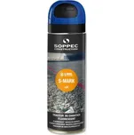 Značkovací sprej SOPPEC S-MARK Fluo, modrý, 500ml