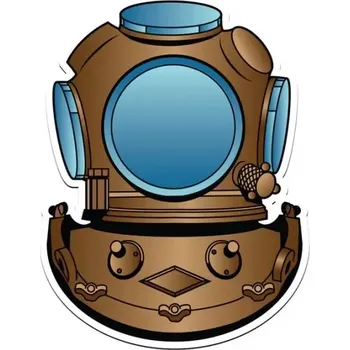 Samolepka KMAH-1 Helmet Kirby Morgan, Kirby Morgan