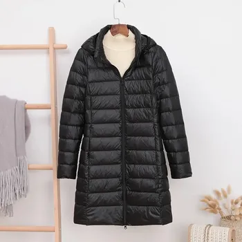 Dámská parka Prošívaná dámska bunda jednobarevná Barva: Černá, Velikost: 3XL