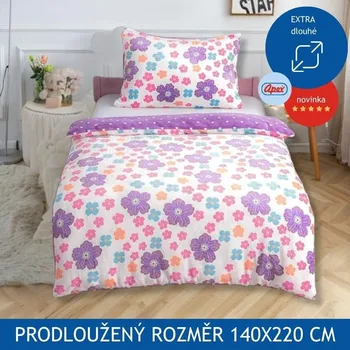 Povlečení Prodloužené povlečení APEX Mikroplyš Flanel - Abel