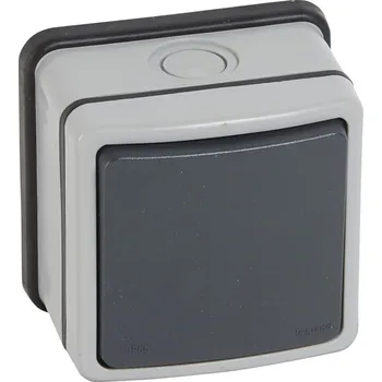 vypínač PLX66 SPÍNAČ Č.1, 20A, ŠEDÝ *684602 Legrand