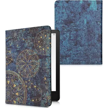 Pouzdro na čtečku elektronické knihy Pouzdro KW Mobile - Golden Mandalas - KW5781018 - pro Amazon Kindle Paperwhite 5 (2021) - vícebarevné, kapsa na ruku + BONUSY