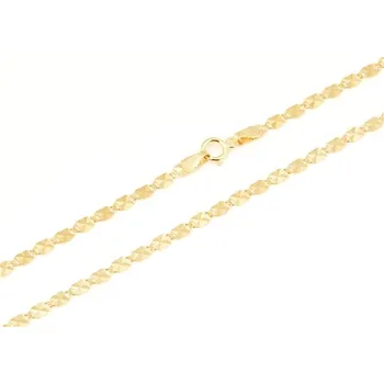 Řetízek Řetízek ze žlutého zlata valentina broušený 42 cm ZLR1547F + DÁREK ZDARMA