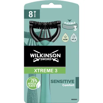 Holítko Wilkinson Sword Xtreme 3 Sensitive 8ks jednorázové holící strojky
