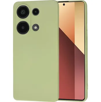 Pouzdro na mobilní telefon Kryt Xiaomi Redmi Note 13 Pro 4G / Poco M6 Pro 4G Techsuit SoftFlex - matcha
