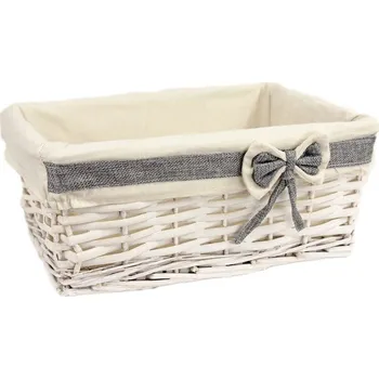 Elektrická zásuvka Zásuvka bílá s látkou malá P0802/M - 28 cm