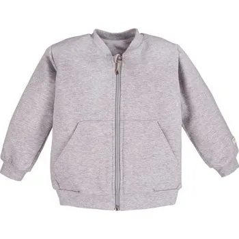 Eevi Mikina na zip Simply Comfy ŠEDÝ MELÍR - 104