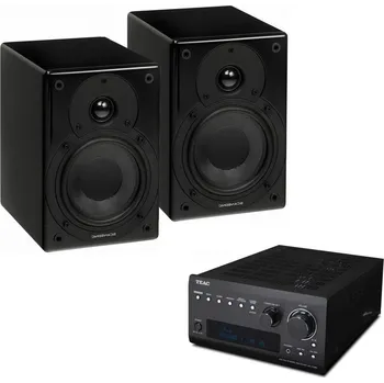 Teac AG-H380 + Scansonic S5 - Sestava stereo receiveru 2x40W a 2-pásmových regálových reprosoustav