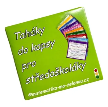 Matematika Taháky do kapsy pro středoškoláky - Matematika (kartičky v krabičce) - Zuzana Zelená