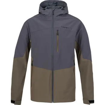 Pánská softshellová bunda Pánská bunda HANNAH SHELTON LITE INDIA INK/MILITARY OLIVE XL