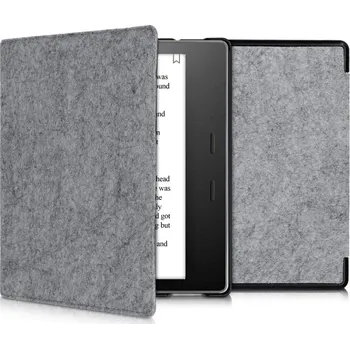 Pouzdro na čtečku elektronické knihy Pouzdro KW Mobile Felt Fabric - KW5062301 - pro Amazon Kindle Oasis 2/3 - šedé + BONUSY