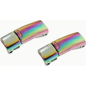 Tkaničky do bot Kovová magnetická spona na tkaničky - Barevná