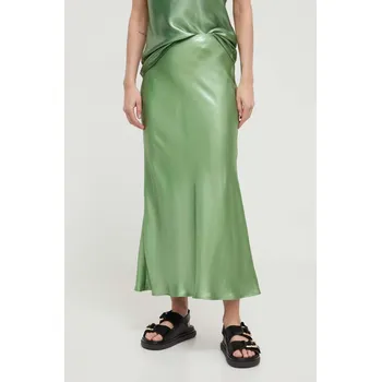 Dámská sukně Sukně BOSS zelená barva, maxi, áčková, 50512747 77X, vel. 34