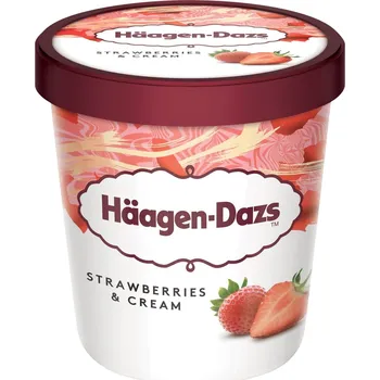 Zmrzlina Häagen-Dazs Jahodová zmrzlina smetanová s kousky jahod 460ml