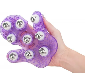 Masážní rukavice Roller Balls Massager purple - s kupónem KUP15 cena 266 Kč + extra diskrétní expedice
