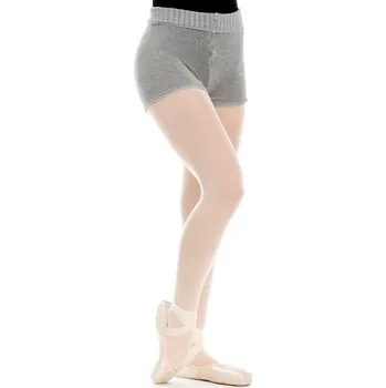 Dívčí kraťasy Intermezzo,Pletené kraťásky dětské, ohrnovací lem 5053, šedá jedna velikost