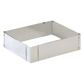 Plech na pečení PATISSERIE Rám na pečení 24x20 - 46x38 cm - KAISER (Nastavitelný rám na dort- KAISER)